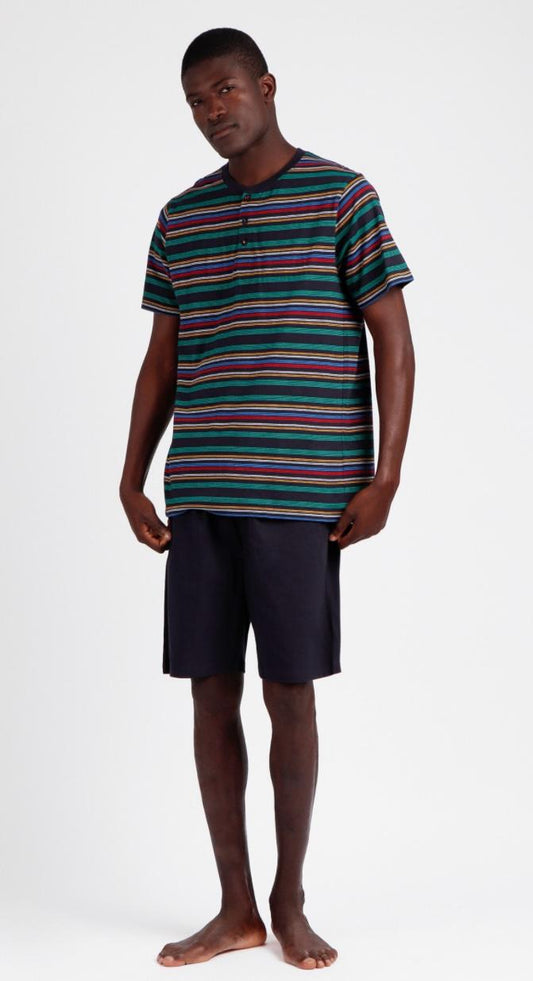 Pigiama DIVER (ADMAS) da UOMO Primavera - Estate in COTONE con Maglia Mezze Maniche e Pantaloncino Corto
