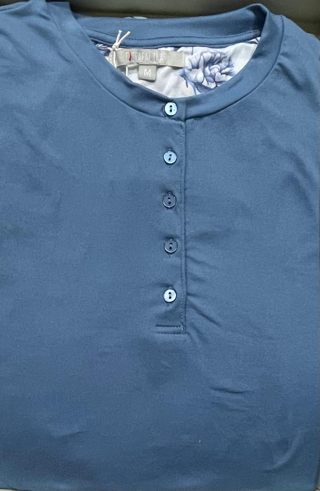 Pigiama PAPALINA da Donna in Cotone Manica Lunga Pantalone Lungo