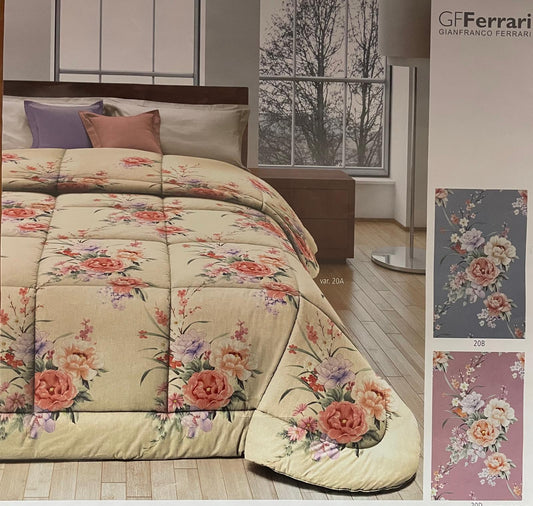Trapunta FERRARI MATRIMONIALE in Tessuto di Microfibra STAMPATO mod. FERRARUCCIA