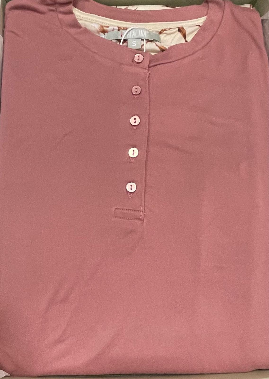 Pigiama PAPALINA da Donna in Cotone Manica Lunga Pantalone Lungo