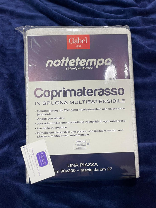 Coprimaterasso GABEL NOTTETEMPO Una Piazza in Spugna Multiestensibile con Angoli