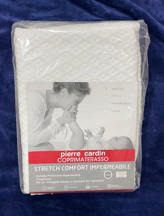 Coprimaterasso PIERRE CARDID Una Piazza in Stretch Confort IMPERMEABILE
