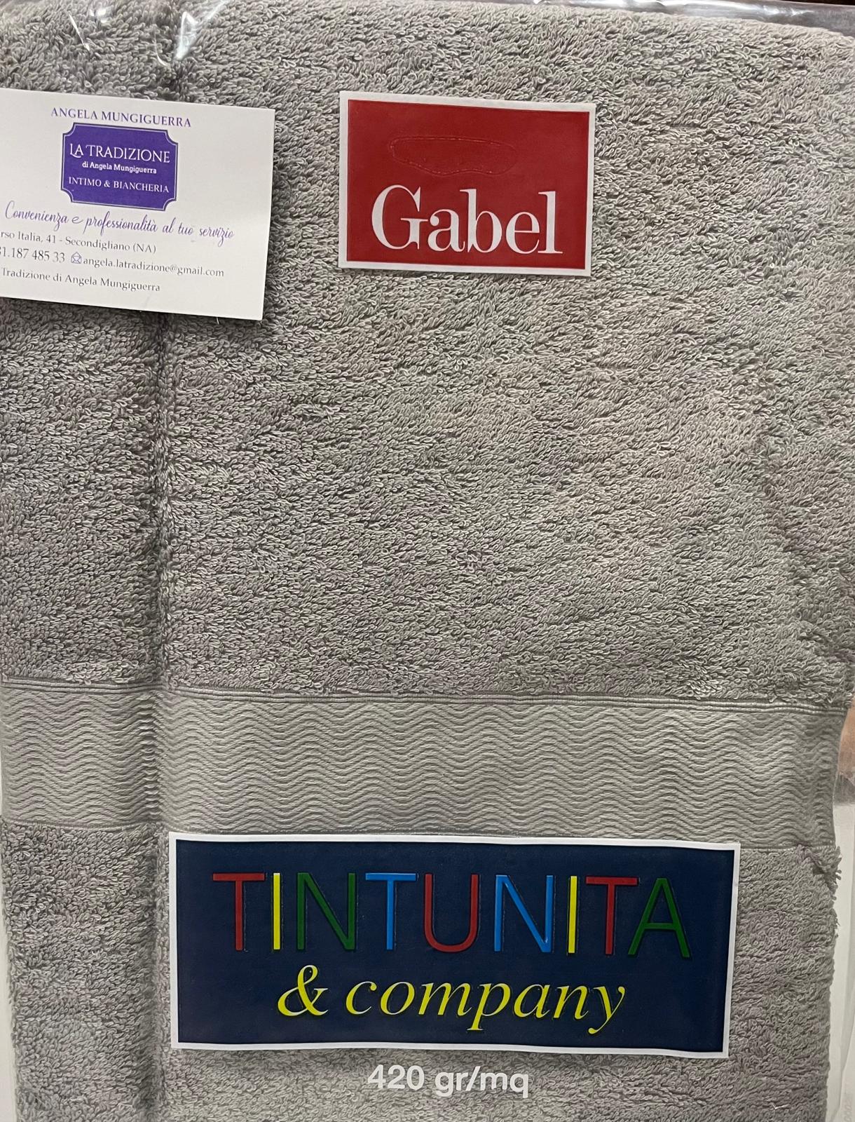 Asciugamani GABEL Mod. TINTAUNITA Mis. cm 60 x 100 Confezione da TRE PEZZI