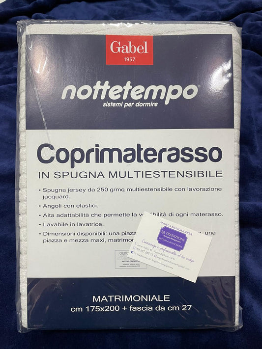 Coprimaterasso GABEL Matrimoniale in Spugna Multiestensibile - Angoli con Elastici