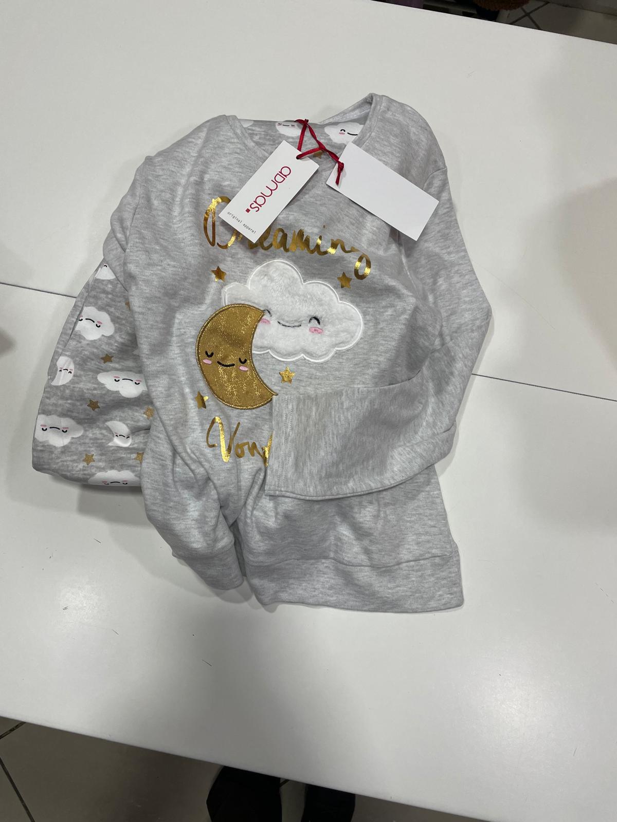 Pigiama ADMAS da BAMBINA AUTUNNO -INVERNO in CALDO COTONE
