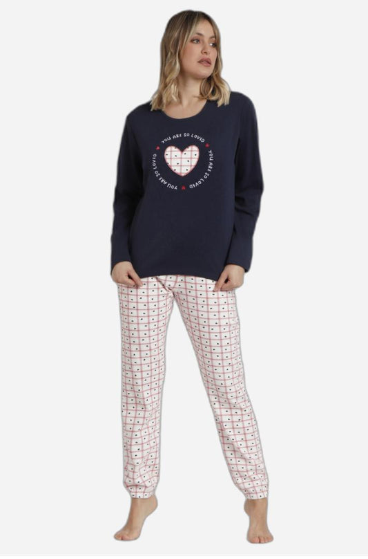 Pigiama ADMAS da DONNA AUTUNNO - INVERNO in CALDO COTONE