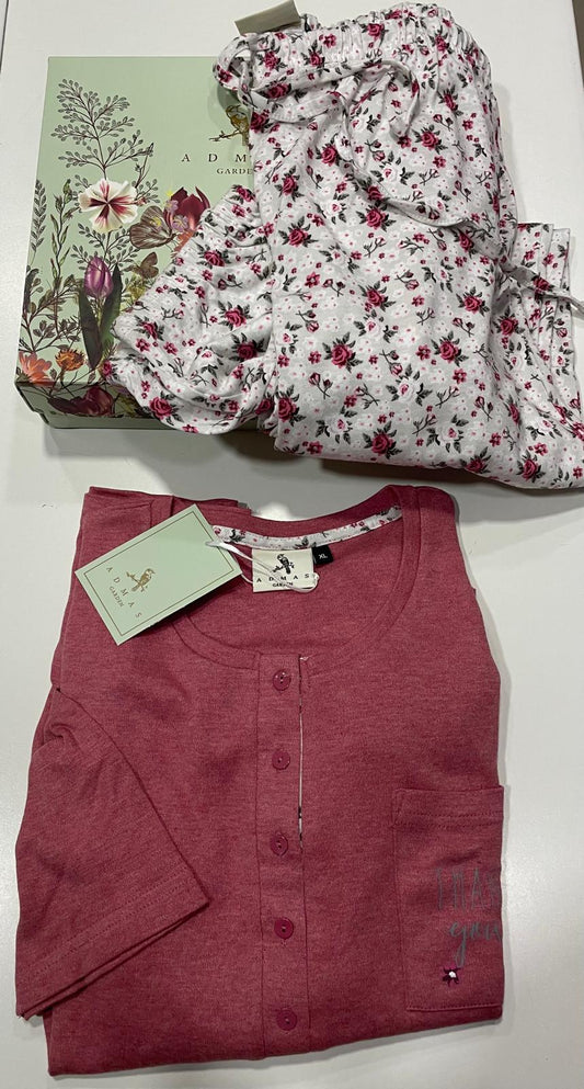 Pigiama ADMAS GARDEN da DONNA AUTUNNO - INVERNO in CALDO COTONE