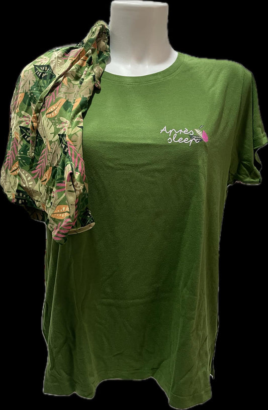 Pigiama ADMAS da DONNA Primavera - Estate in COTONE Maglia Mezza Manica e Pantaloncino CORTO