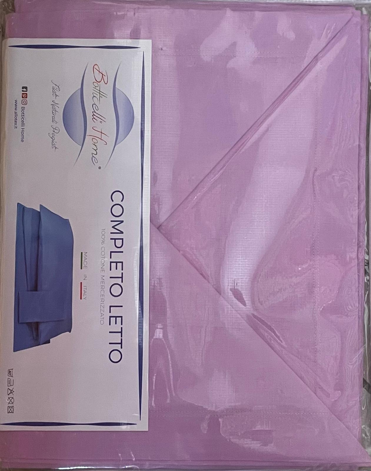 Set Lenzuola BOTTICELLI UNA PIAZZA e MEZZA in Cotone - Sopra, Sotto con angoli e DUE Federe