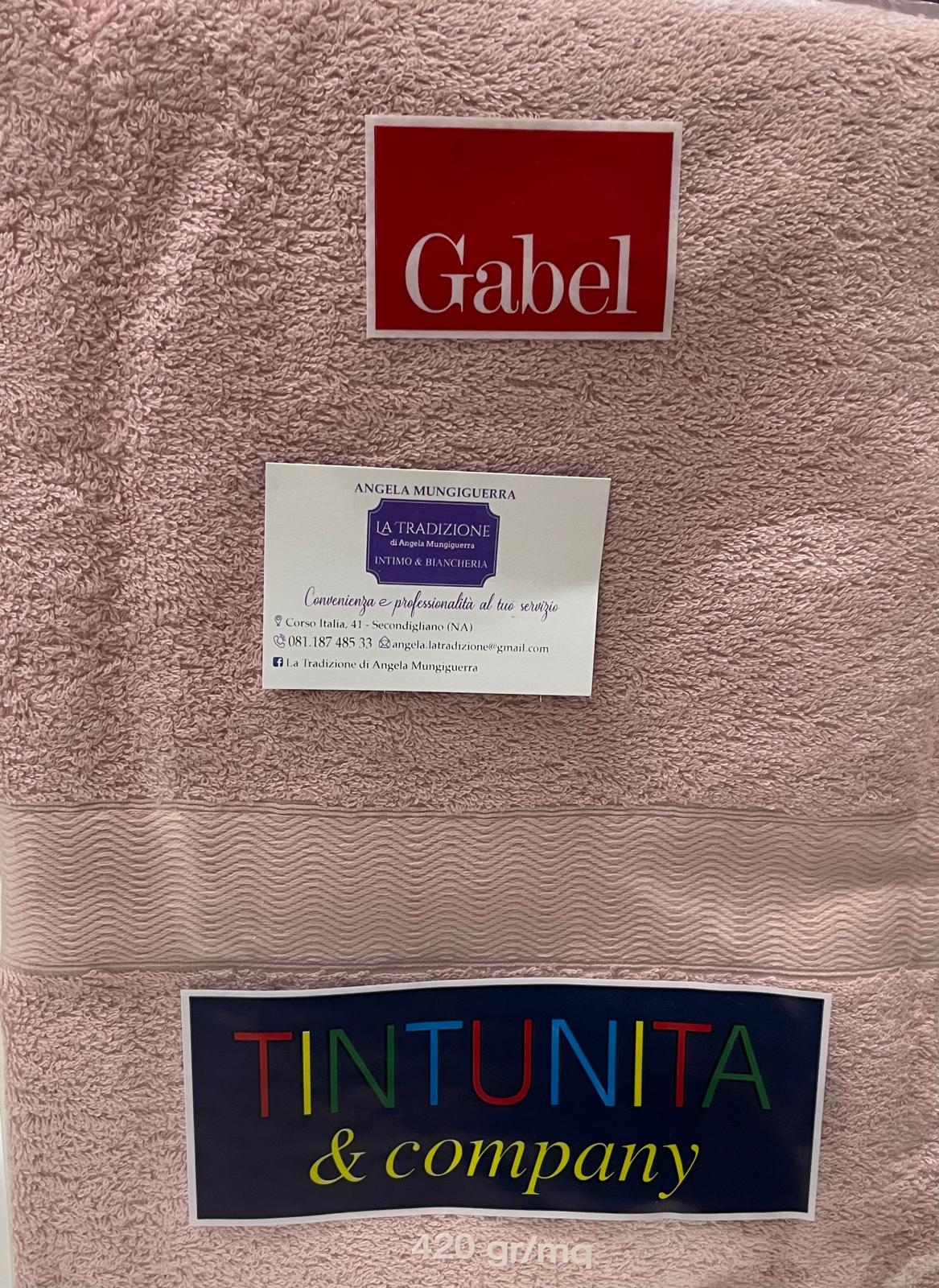 Asciugamani GABEL Mod. TINTAUNITA Mis. cm 60 x 100 Confezione da TRE PEZZI