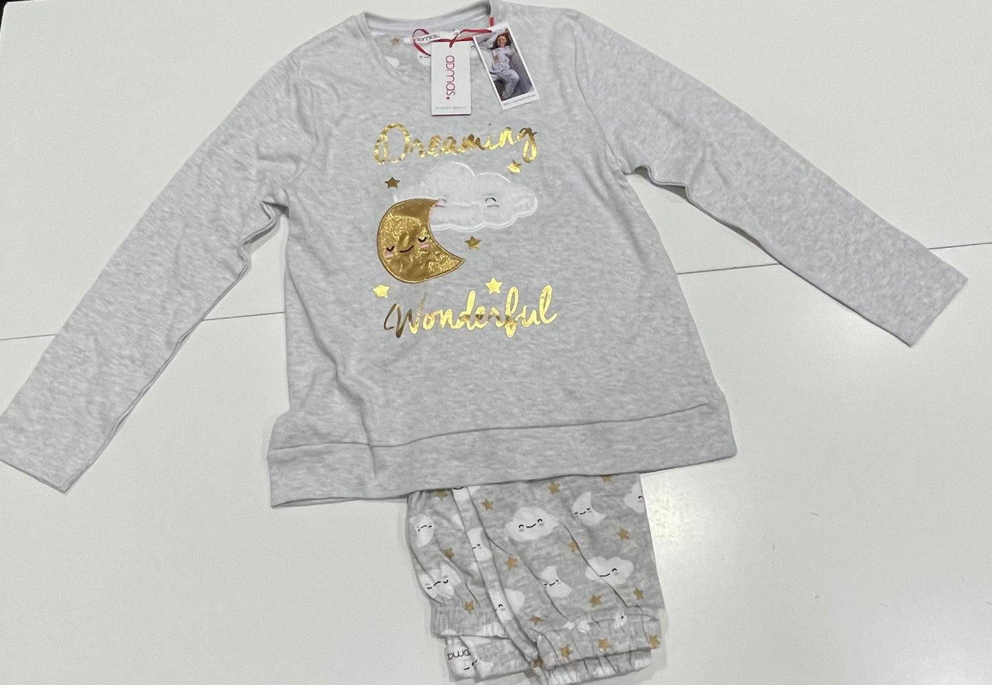 Pigiama ADMAS da BAMBINA AUTUNNO -INVERNO in CALDO COTONE