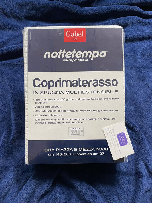 Coprimaterasso GABEL NOTTETEMPO Una Piazza e Mezza MAXI in Spugna Multiestensibile
