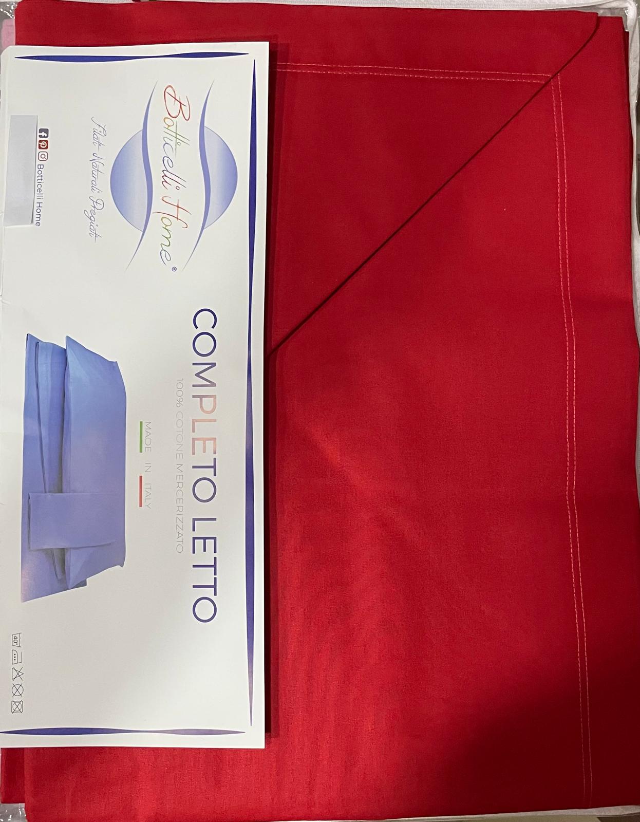 Set Lenzuola BOTTICELLI UNA PIAZZA e MEZZA in Cotone - Sopra, Sotto con angoli e DUE Federe