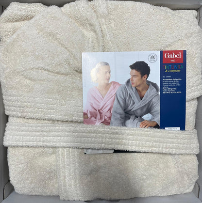 Accappatoio GABEL TINTAUNITA con Cappuccio in Spugna