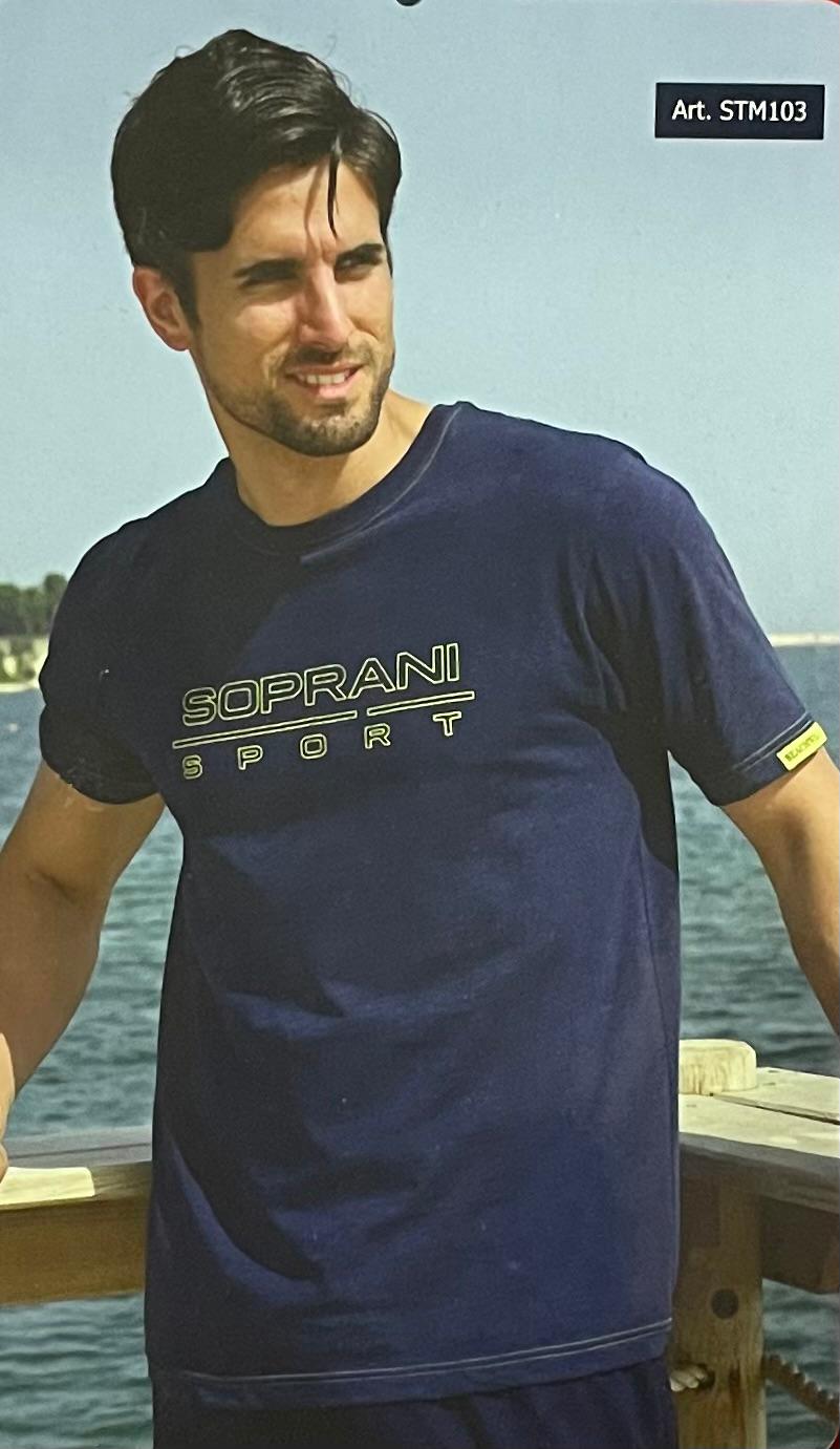 T-SHIRT SOPRANI SPORT da Uomo in Cotone Mezza Manica