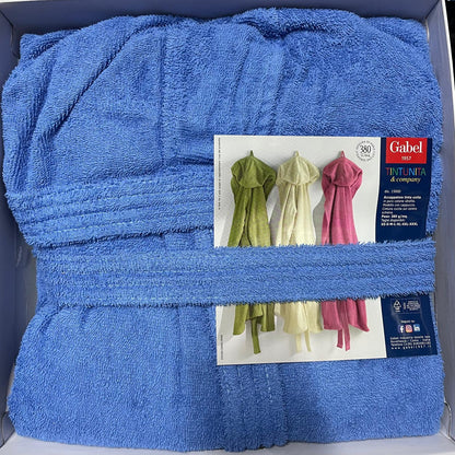 Accappatoio GABEL TINTAUNITA con Cappuccio in Spugna