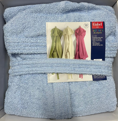 Accappatoio GABEL TINTAUNITA con Cappuccio in Spugna
