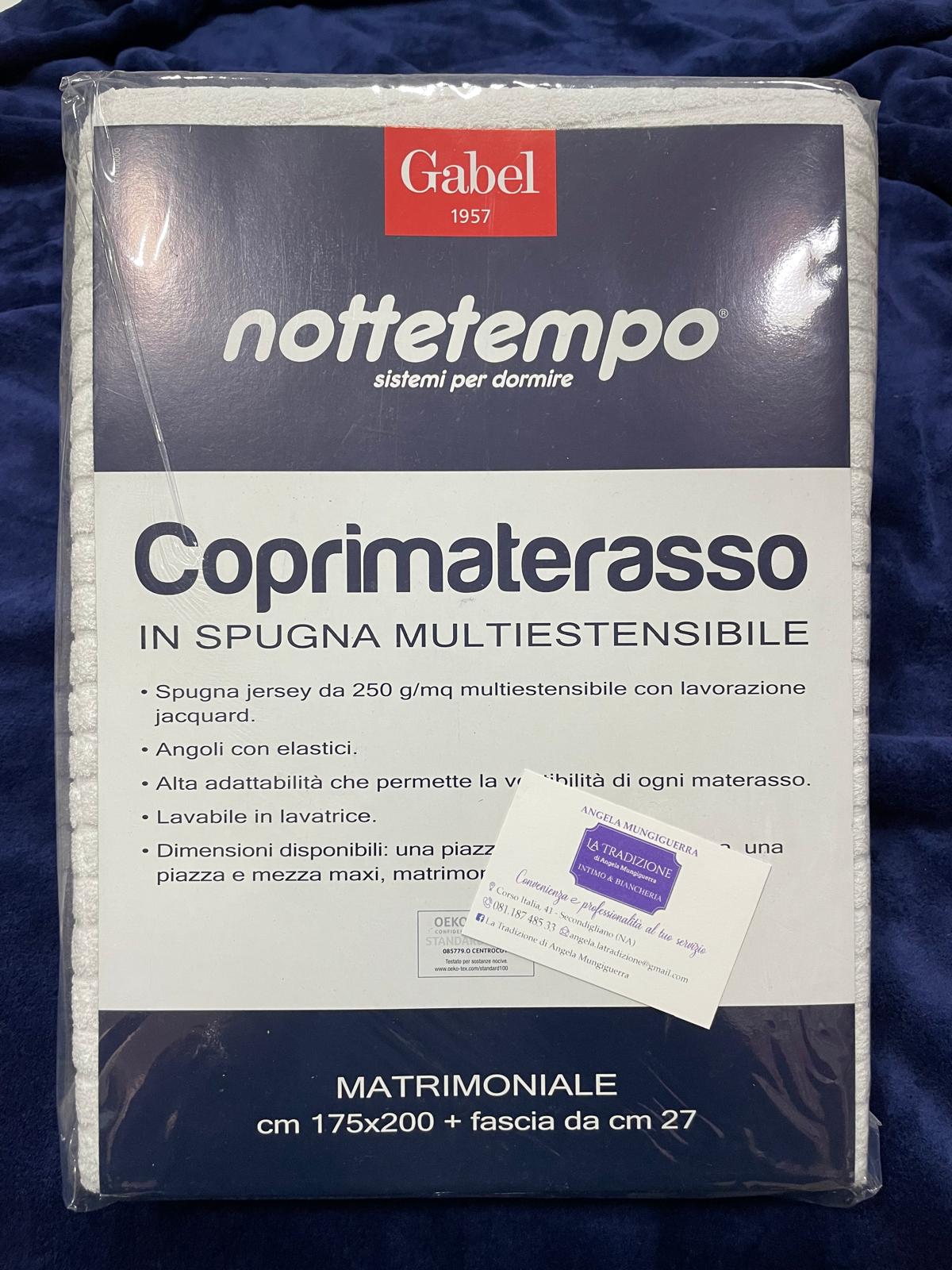 Coprimaterasso GABEL Matrimoniale in Spugna Multiestensibile - Angoli con Elastici