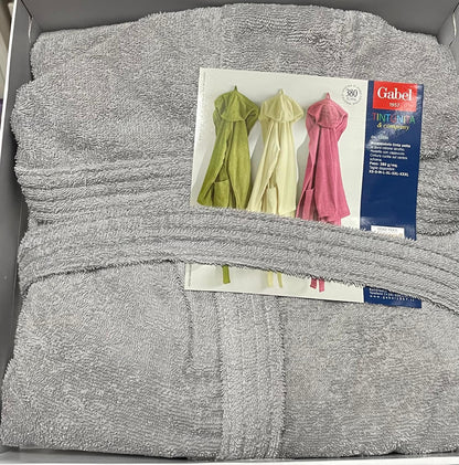 Accappatoio GABEL TINTAUNITA con Cappuccio in Spugna