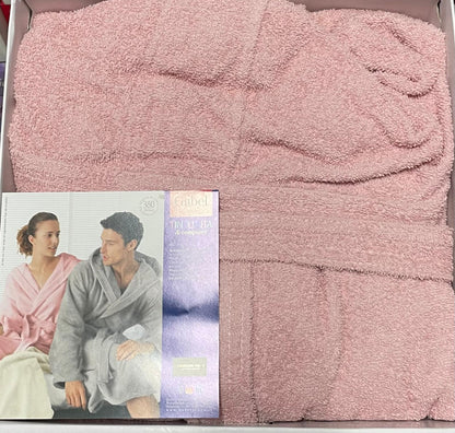 Accappatoio GABEL TINTAUNITA con Cappuccio in Spugna