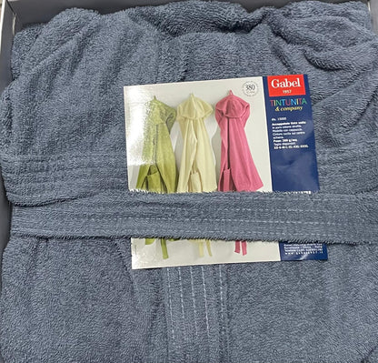 Accappatoio GABEL TINTAUNITA con Cappuccio in Spugna