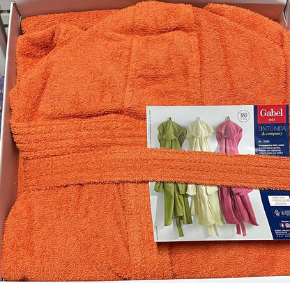 Accappatoio GABEL TINTAUNITA con Cappuccio in Spugna
