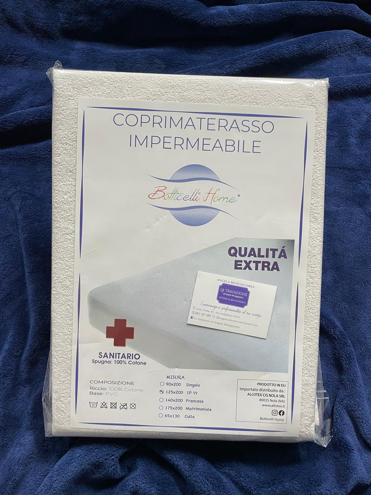 Coprimaterasso Botticelli Una Piazza e Mezza Impermeabile